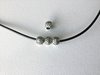 10 Metallperlen, Metall Perlen, Großlochperlen, Dekoperlen, Bouquet, Dicke 9,5 mm