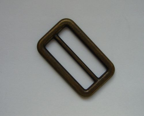 Metallschieber 25mm, Druckguss/altmessing