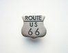 Button, Route US 66, Druckguss/altmessing