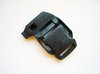 Klickverschluss mit SOS Pfeife, schwarz, Brustgurt, Versteller, 16mm, 5/8"